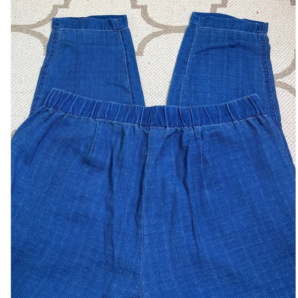 J. Jill pureJill Indigo shore wash blue pull on jeans, size medium, MSRP $89 - Picture 2 of 12